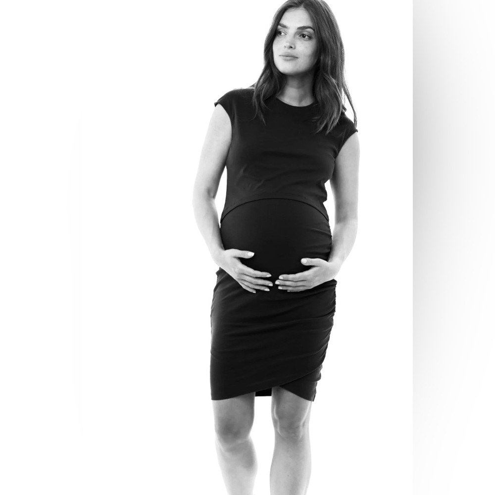 Bae the label black bodycon maternity skirt - size small